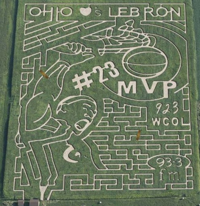 Lebron Corn Maze Lebron Corn Maze