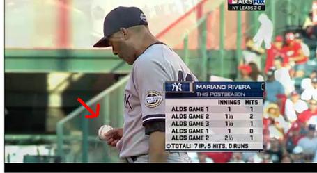 Mariano Rivera Spit on Ball4